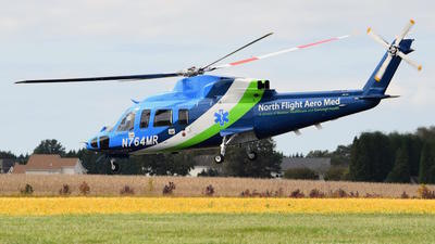 North Flight Aero Medical helicopter