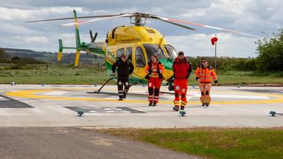 Image of new helipad for Salisbury funded by Help Appeal
