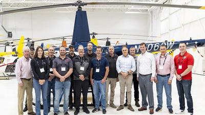 Image of team at Robinson Helicopter Company