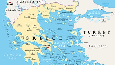 Map of Greece