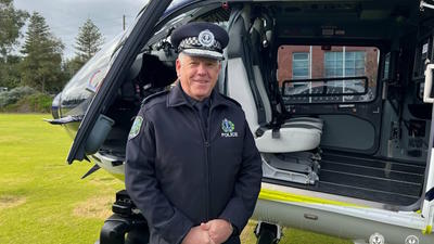 South Australia police helicopter
