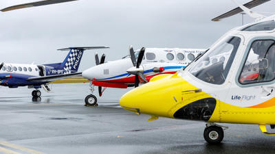 Image of Life Flight aircraft 