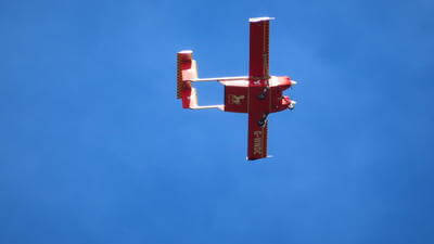 Image of Windracers ULTRA in sky for aerial firefighting