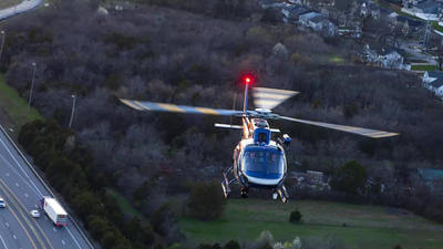 Image of H125 helicopter in the air