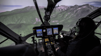 Image of Entrol H145 FNPT II MCC flight simulator