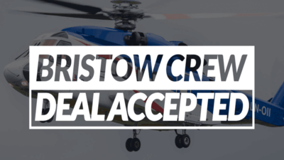 Bristow crew deal accepted banner
