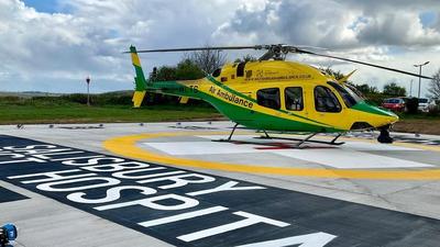 Helipad technology installed at Salisbury District Hospital, UK