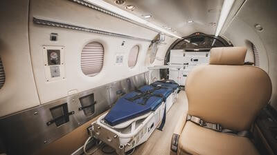 Life Flight Network Spectrum Aeromed PC-12 Liquid oxygen
