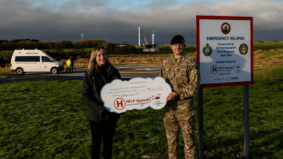 Gigha’s emergency helipad officially opens 