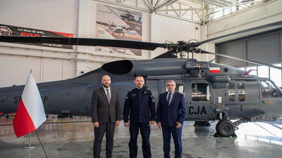 PZL Mielec delivers S-70 Black Hawk to the Polish National Police