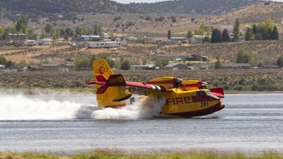 Bridger mobilizes Super Scooper to battle California wildfires