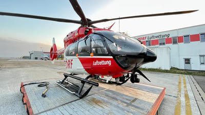 DRF Luftrettung’s Christoph 43 aircraft returns to Karlsruhe