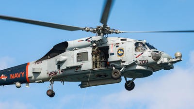 Florida swap navy helicopter flying in the sky
