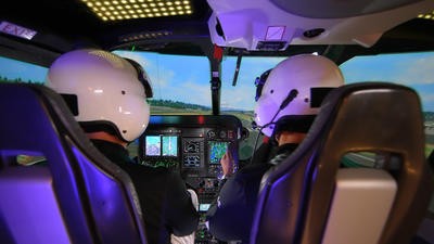 Simulation training in cockpit