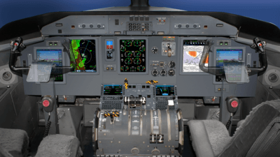 Dash 8 UA avionics