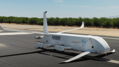 MightyFly demonstrates autonomous eVTOL cargo aircraft for US Air Force