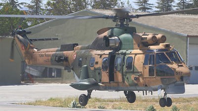 Brown and green camo helicopter
