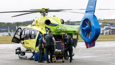 New air ambulance completes first mission in Scotland