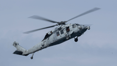 Grey helicopter