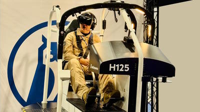 Loft Dynamics H125 simulator