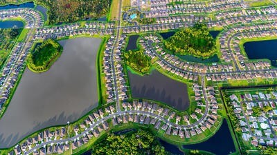 Central Florida aerial view