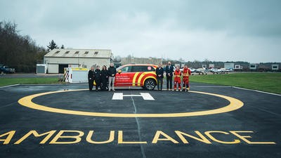 Essex & Herts Air Ambulance boosts response with new helipad and critical care car funding