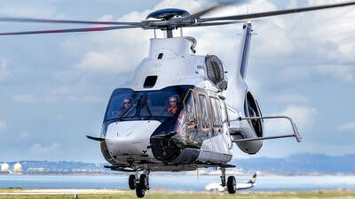 White Helicopter
