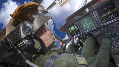 Thales advances NH90 helmet technology to boost pilot safety and mission performance
