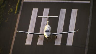 Plane taking off
