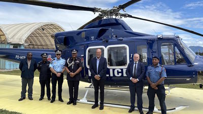 PNG police new Bell 412s