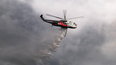 Coulson begins 101-day night vision helitanker deployment in BC wildfire fight