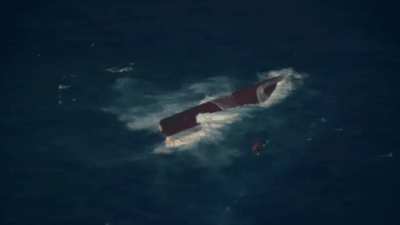 Capsized Indonesian passenger ferry  