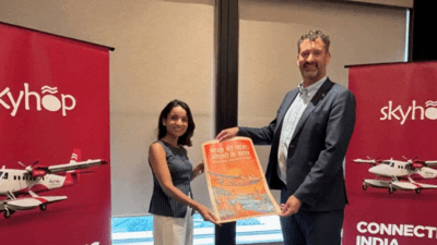 NOEMI Aerospace and SkyHop Aviation sign document