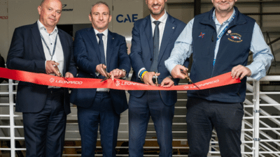 Bristow and Leonardo launch AW139 simulator in Aberdeen
