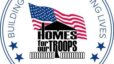 Homes for out troops logo