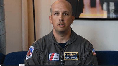 Lt. Cmdr. Adam McCarthy, a Coast Guard Air Station Kodiak pilot