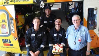 Air medical mission milestone for RACQ CQ Rescue