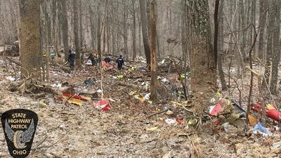 Medical helicopter crash in Ohio, US