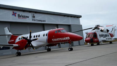 UK Coastguard trials new SAR plane