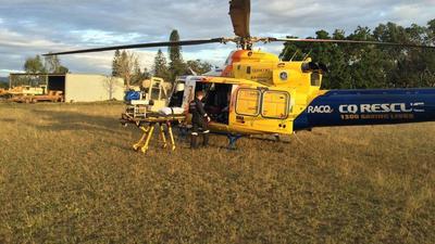 Toddler airlifted after quad bike accident