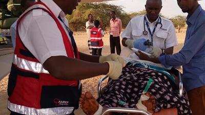 Mother of nine with prenatal complications airlifted to Nairobi