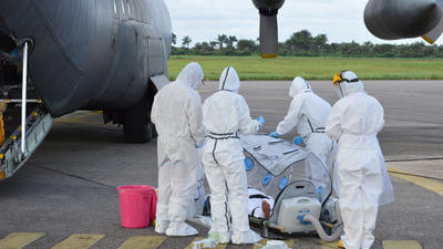 Ebola-infected missionary repatriated