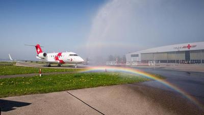 New air ambulance jet arrives in Switzerland for Rega