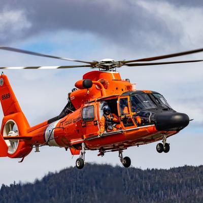 Orange SAR/HEMS Helicopter