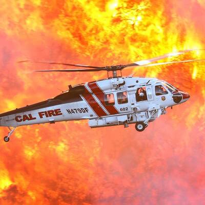 CAL FIRE helicopter
