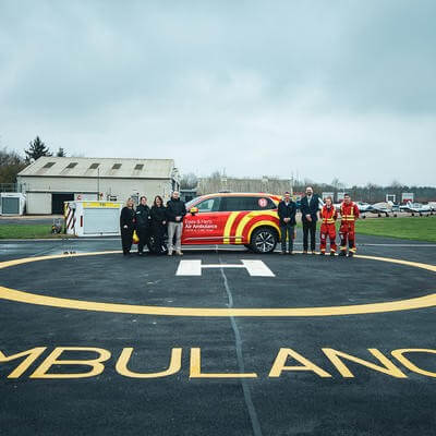 Essex & Herts Air Ambulance boosts response with new helipad and critical care car funding