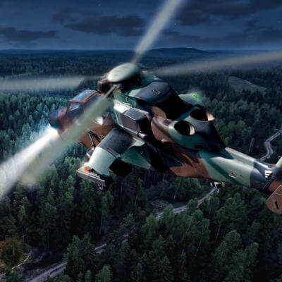 Thales 360° helicopter light boosts night rescue visibility