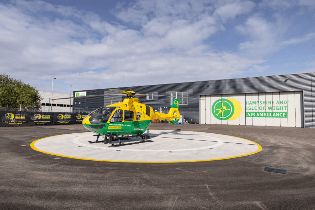 Hampshire and Isle of Wight Air Ambulance opens new Southampton, UK, airport base