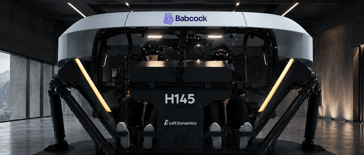 Loft Dynamics H145 simulator