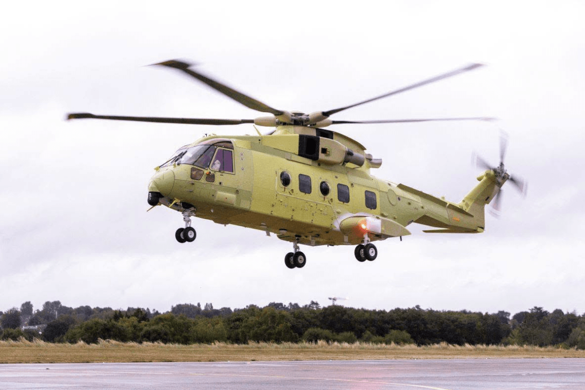 Upgraded CH-149 Cormorant completes first flight